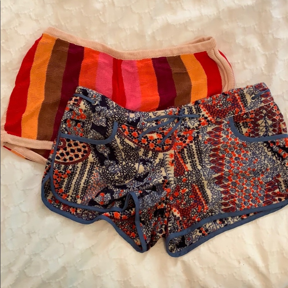2 pair resort shorts paul and joe knit terry cloth